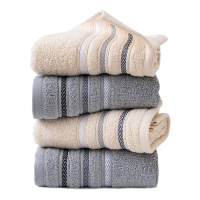 金号纯棉毛巾 加厚版 缎档北欧风男女情侣家用洗脸巾柔软吸水70*34CM