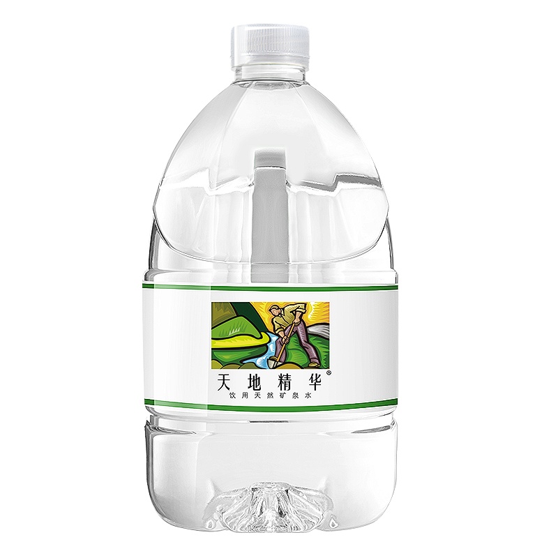 天地精华 饮用水 天然矿泉水4.5L*4桶/箱*6箱 天然弱碱性矿泉水含矿物质山泉水家庭办公室轻便桶装家庭