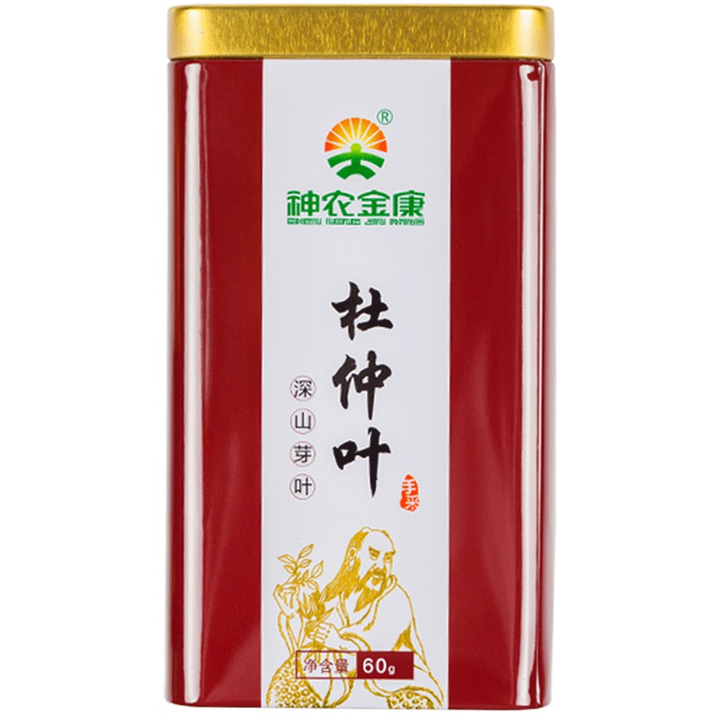 神农金康杜仲茶60g正品野生古树原叶非花茶组合特级杜仲皮养生茶