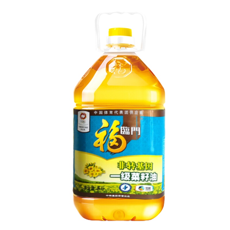 福临门 非转基因菜籽油 5L 120瓶起订