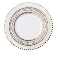 敬平小欧式牛排刀叉盘子套装家用情侣高档北欧陶瓷西餐盘西餐餐具 西餐刀叉+10寸陶瓷盘+12寸玻璃盘