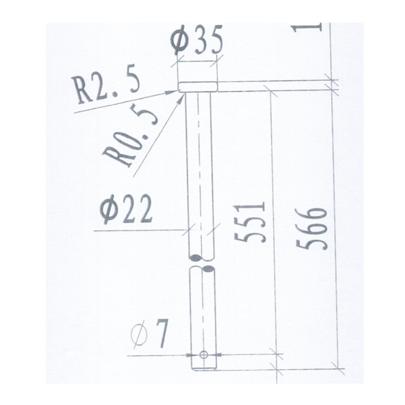 轴柱 ∮35*22*576 2个起订