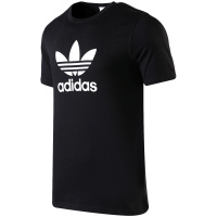 阿迪达斯三叶草男服短袖T恤LOGO款休闲运动服GN3462