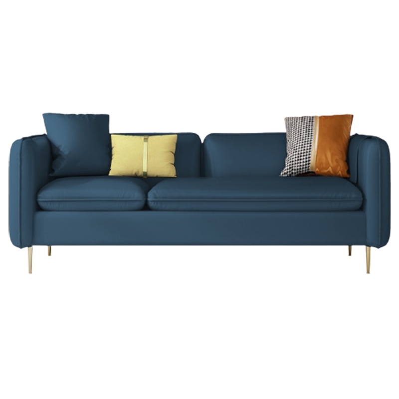 北欧皮艺符象沙发小客厅空间卧室轻奢风双人现代简约三四人位皮质沙发