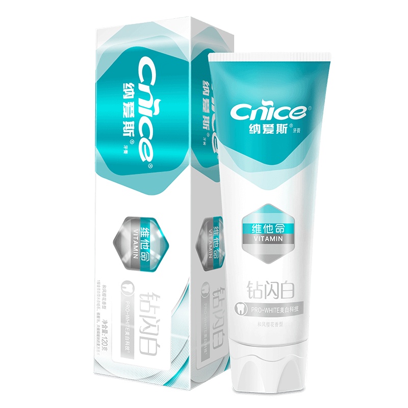 纳爱斯钻闪白牙膏120g