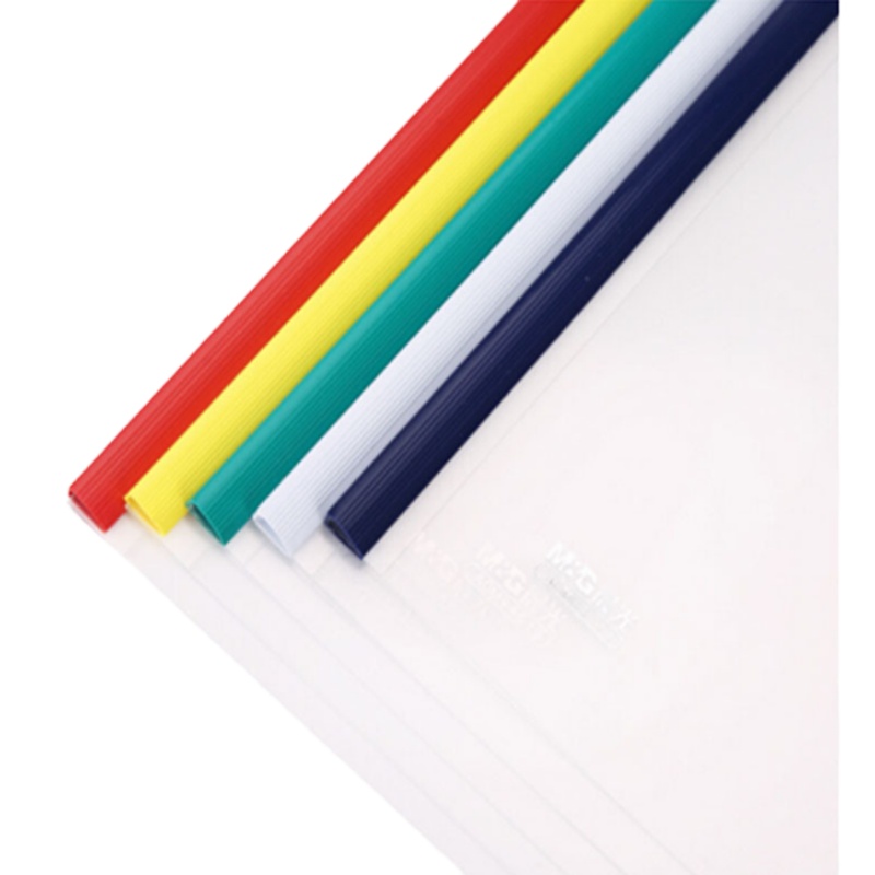 晨光(M&G) ADM94519 A4透明抽杆夹5mm文件夹资料报告夹拉杆夹