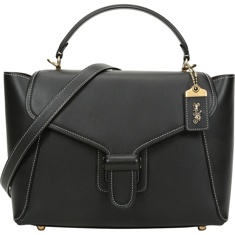 COACH 蔻驰 女士 专柜款COURIER系列皮革手提单肩斜挎包 88348