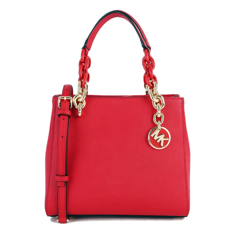 [直营]迈克·科尔斯(MICHAEL KORS)Cynthia真皮 女士搭扣单肩包手提包斜挎包 mk女包