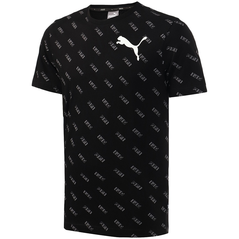 【自营】PUMA彪马男装运动服圆领LOGO短袖跑步健身T恤845041