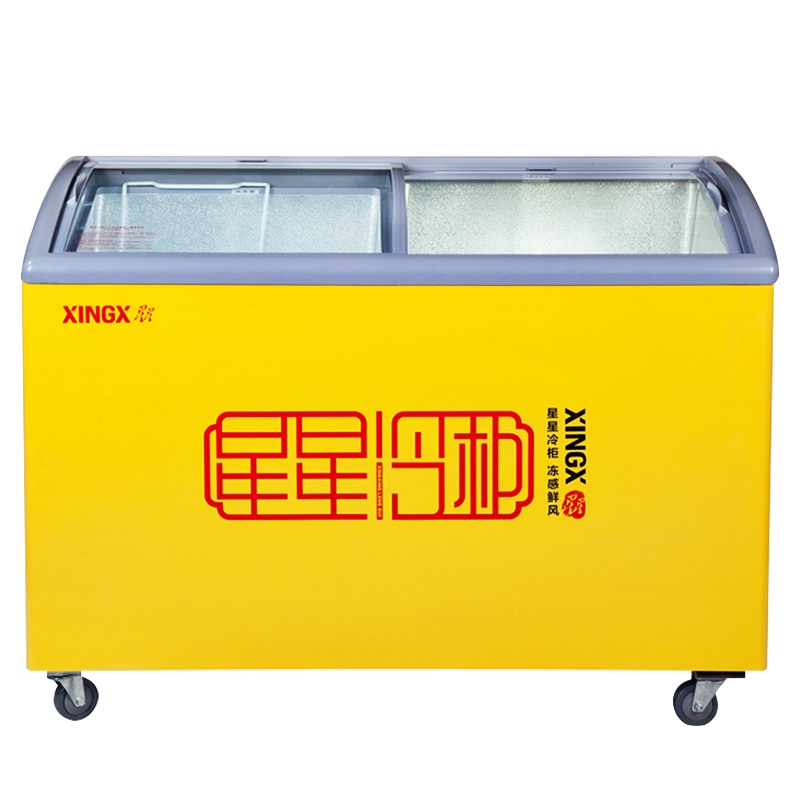 星星（XINGX） 双温312升 圆弧门冷藏冷冻转换展示柜冷藏冷冻柜冰柜卧式商用展示柜 SCD-312YE
