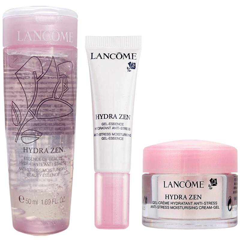 兰蔻(LANCOME)新水份缘舒缓保湿凝霜15ml+兰蔻水份缘保湿舒缓啫喱50ml+兰蔻新水份缘保湿舒缓精华液10ml