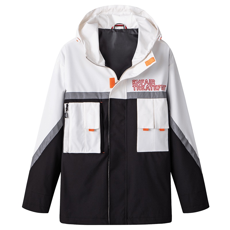 未知: 猫人工装外套男2019春秋季新款韩版百搭宽松oversize夹克潮牌男装