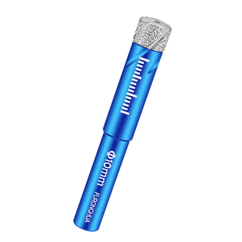 海斯迪克 HKW-239 钎焊干打钻头 多功能大理石瓷砖玻化砖花岗岩玻璃打眼干打开孔器 10MM