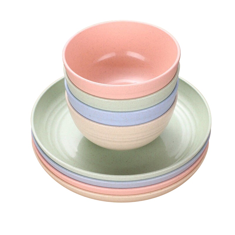 是尚 小麦秸秆碗筷餐具套装