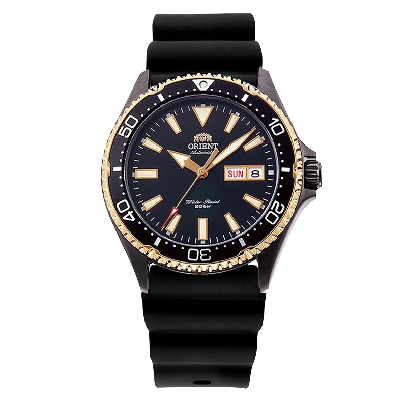 东方双狮(ORIENT)手表日本原装进口运动潜航系列全自动机械200米防水运动潜水表水鬼系男表RA-AA0005B19B