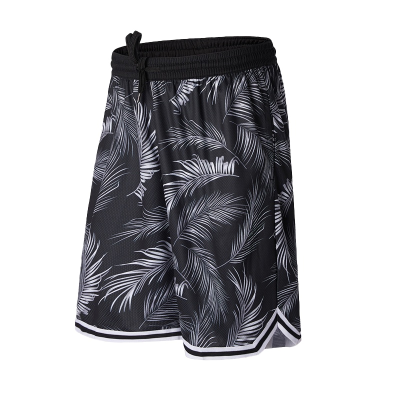 夏季美式复古短裤篮球裤男四分不过膝健身训练裤运动休闲潮