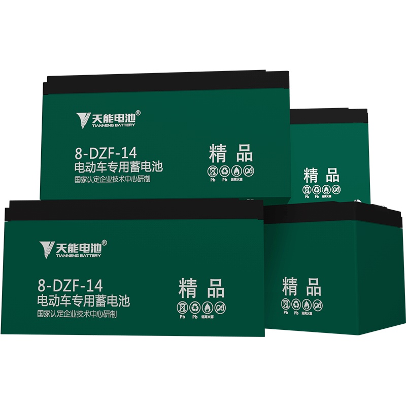 天能电池64v14ah(4只16v14ah铅酸电池)电动车电瓶车电瓶