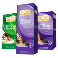 第六感 避孕套 带刺 情趣大颗粒螺纹 安全套超薄超滑36只 成人计生性用品 byt情趣用品