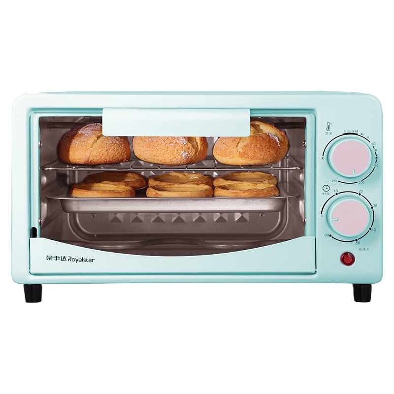 荣事达(Royalstar)电烤箱RK-1002多功能家用烘焙迷你面包蛋糕全自动小型家庭小点烤箱