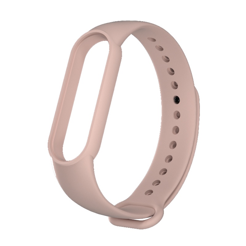 定制版手环腕带适用小米手环藕荷粉5/6/NFC通用亲肤材质稳固防丢防水多彩替换表带