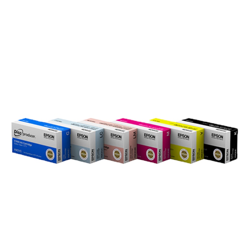 爱普生(EPSON)PJIC1 青色墨盒 (适用PP-100III/100N/50II系列光盘印刷刻录机) C13S02