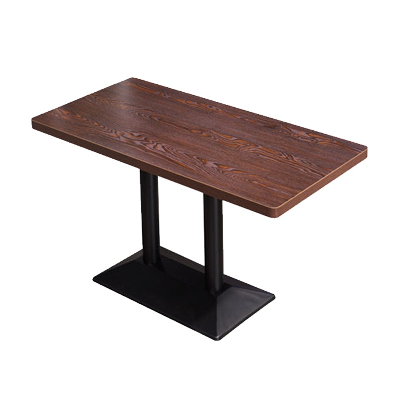 HiBoss长方形实木餐桌椅组合现代简约餐厅简易饭桌子