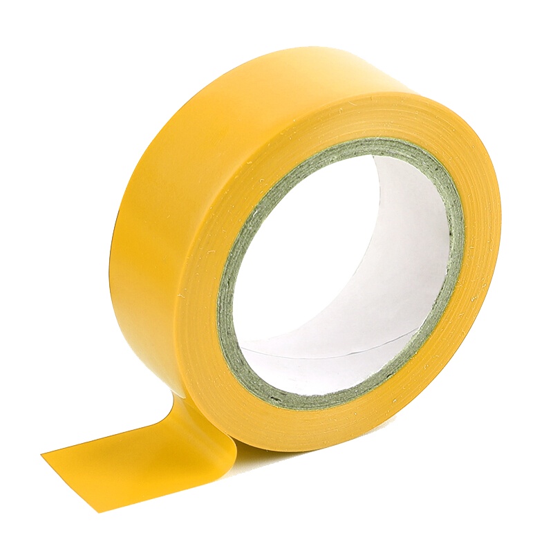 赛拓(SANTO)电工PVC胶布 电气绝缘胶带 PVC防水胶布黄色 19mm*9m 10卷特惠装1962