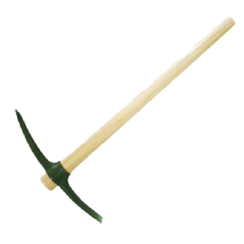 木柄铁镐 土镐带把 单把