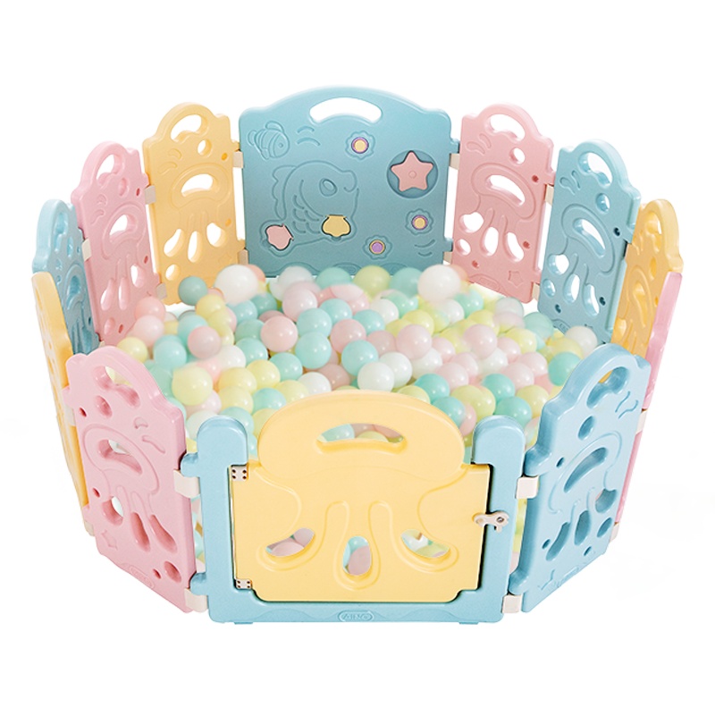 爱音(Aing)儿童游戏围栏宝宝室内户外安全学步防护栏儿童游戏围栏海洋球池游乐场