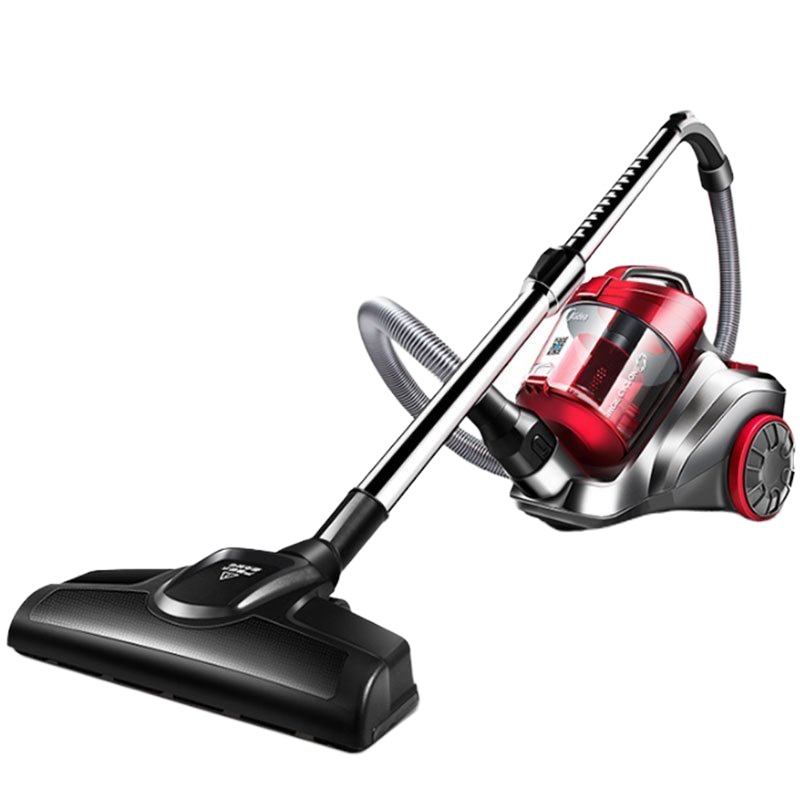 美的(Midea)卧式吸尘器C3-L148B 家用水洗无耗材 1200W大功率 强力小型地板地毯吸尘机