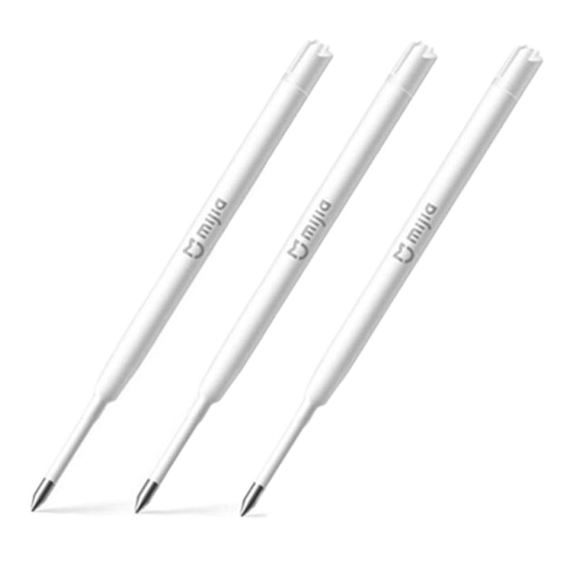 小米/米家 金属签字笔笔芯 金色 银色笔专用笔芯 0.5中性笔芯考试笔芯 白色