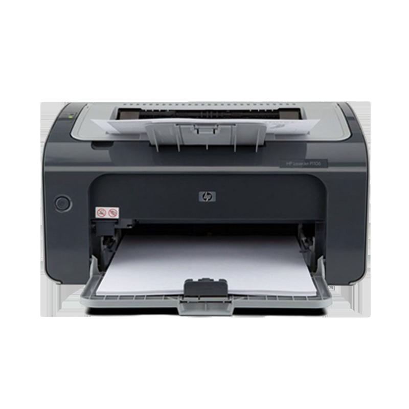 惠普(HP) LaserJet Pro P1106 黑白小型办公单功能激光打印机