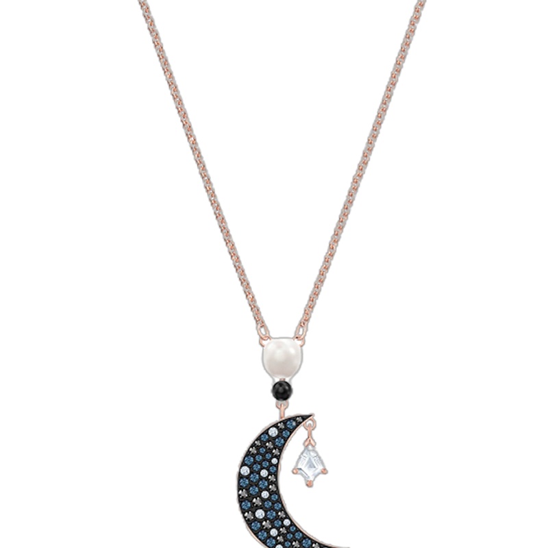 [直营]施华洛世奇(SWAROVSKI) SYMBOLIC神秘月亮浪漫星辰人造水晶女士项链送恋人