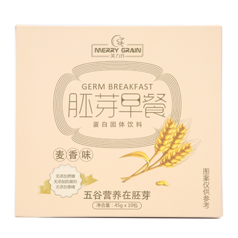 美力谷胚芽营养冲饮麦片早餐麦香味450克