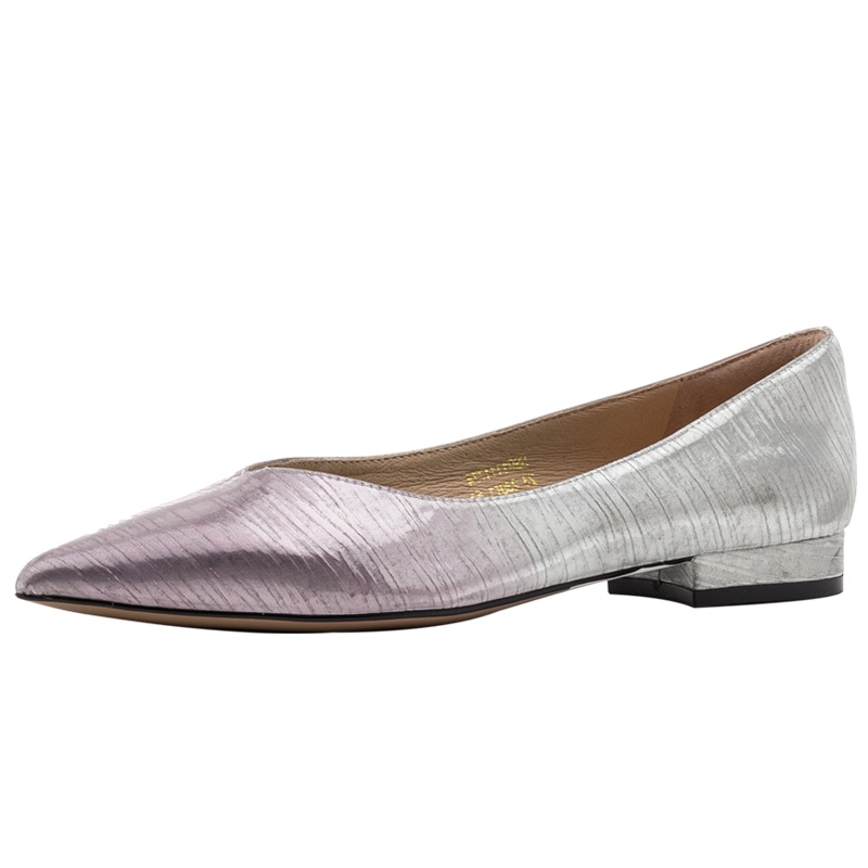 星期六(ST&SAT)新款浅口尖头拼色平底单鞋女SS01111774