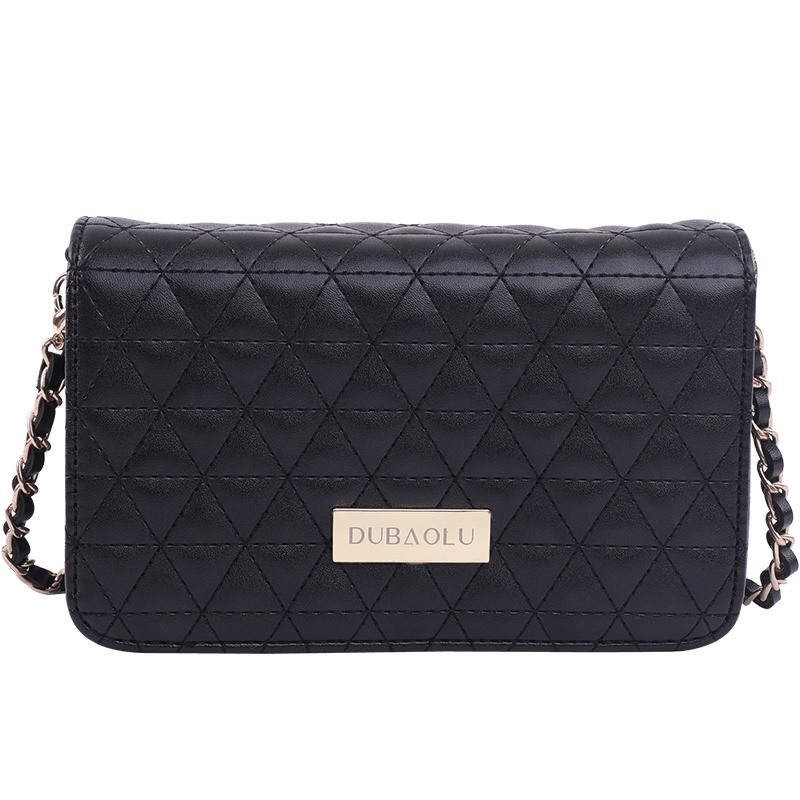 都宝路(dubaolu) 经典小香风简约百搭斜挎单肩链条菱格小包
