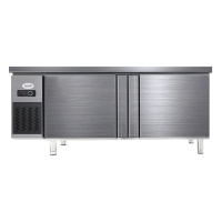 雪村(Xuecun)PLD-18N2 1.8米全冷冻柜 工作台 卧式冷柜 商用厨房柜 不锈钢 商用冷柜 冰柜