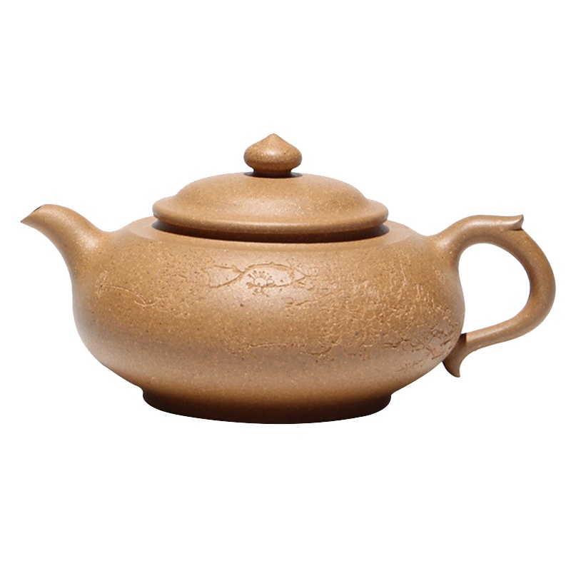 蕙韵 『段泥·含香』全手工 宜兴原矿紫砂壶 家用功夫茶具茶壶 240ml