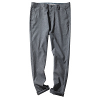 千纸鹤男士商务休闲裤2019韩版潮流修身长裤时尚简约裤子男70128