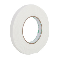 得力deli30416海绵胶 泡棉双面胶 （36mm*5y) 双面胶带 强力泡沫胶 12卷