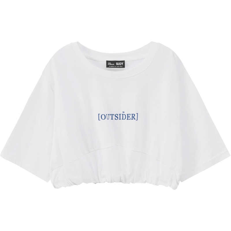 OtherMix美式复古t恤2021年夏季新款街头风小个子短款女上衣潮