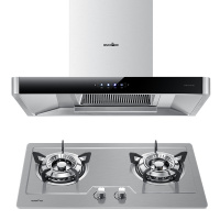 迅达抽油烟机DS721+DS325S大吸力顶吸烟机灶具套餐自动清洗天然气