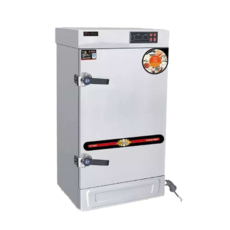 宇洋(YY) 不锈钢加厚蒸饭柜商用微电脑蒸米饭菜海鲜包子馒头炖汤多功能12盘电热蒸箱单门定时定温蒸饭车带保温醒发功能