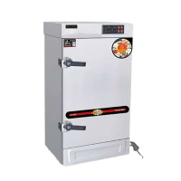 宇洋(YY) 不锈钢加厚蒸饭柜商用微电脑蒸米饭菜海鲜包子馒头炖汤多功能12盘电热蒸箱单门定时定温蒸饭车带保温醒发功能