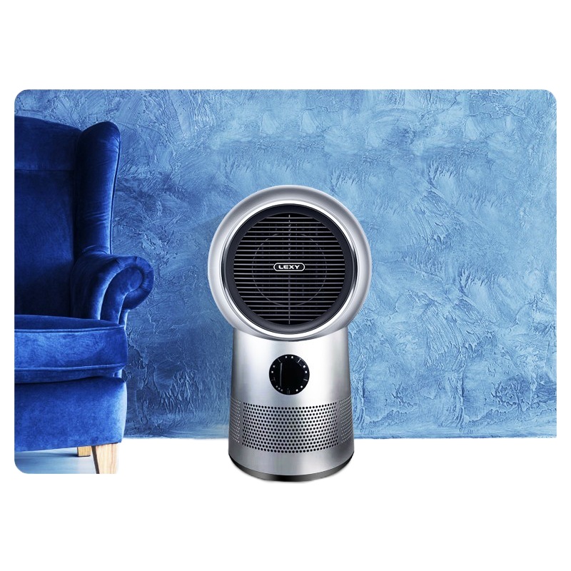 莱克(LEXY)NF501 银色暖风空气净化器 家用节能办公室客厅空气净化凉风电暖取暖器家电