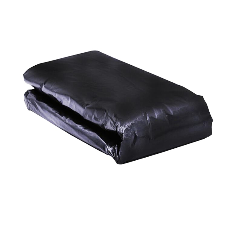 AT提背心式垃圾袋加厚黑色塑料袋马甲袋家用提手袋 45cm宽 加厚50个 总长约68cm