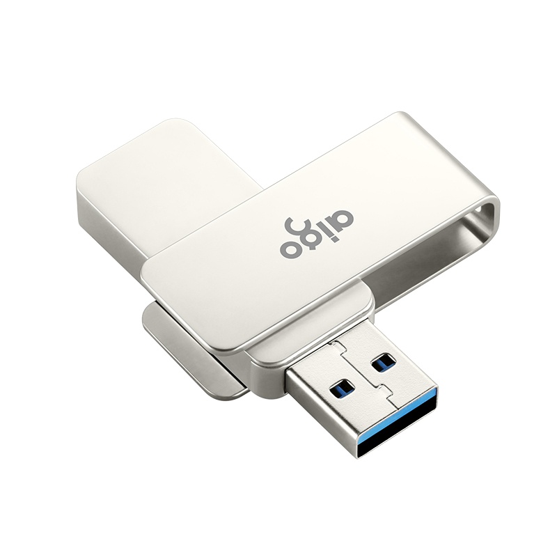 爱国者（aigo）U330 32G 全金属旋转U盘 电脑U盘 USB3.0高速传输 车载U盘 标配版
