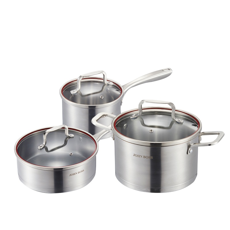 JOHN BOSS 不锈钢锅具全能三件套
