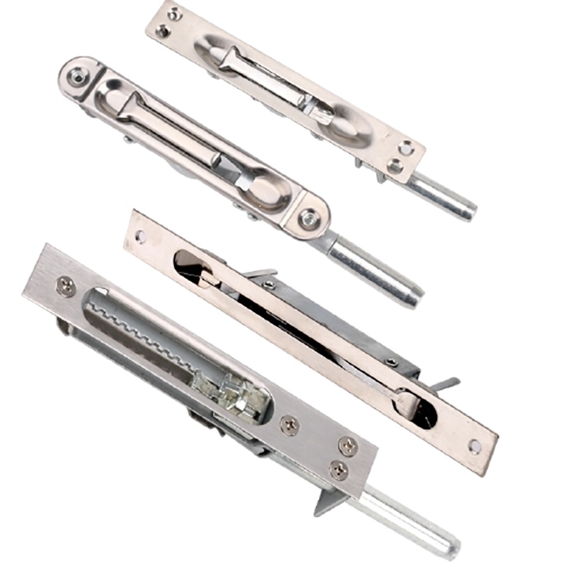 定制_单元防盗子母门双开大门不锈钢天地中控双孔暗插销锁门栓家用配件 此商品为一个的价格