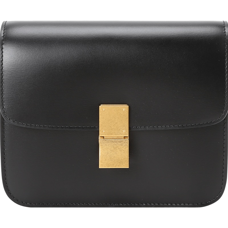 预订 CELINE 思琳 Teen 金属方扣豆腐方包单肩包 斜挎包 19252金扣